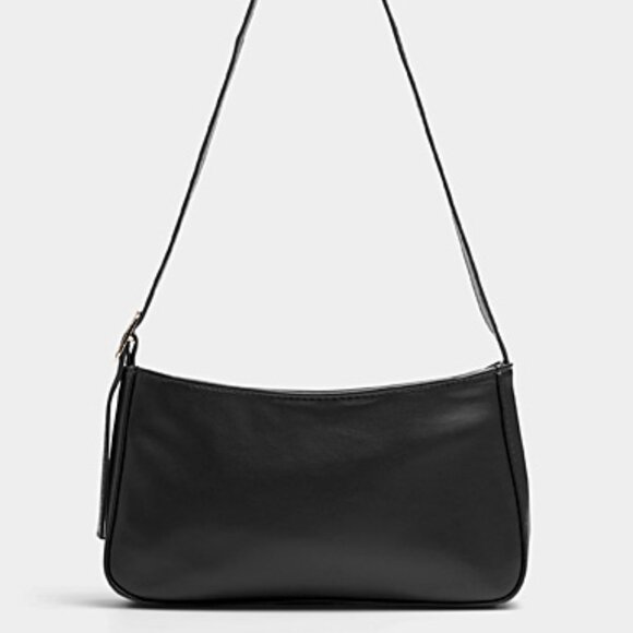 Smooth minimalist baguette bag - Picture 4 of 4